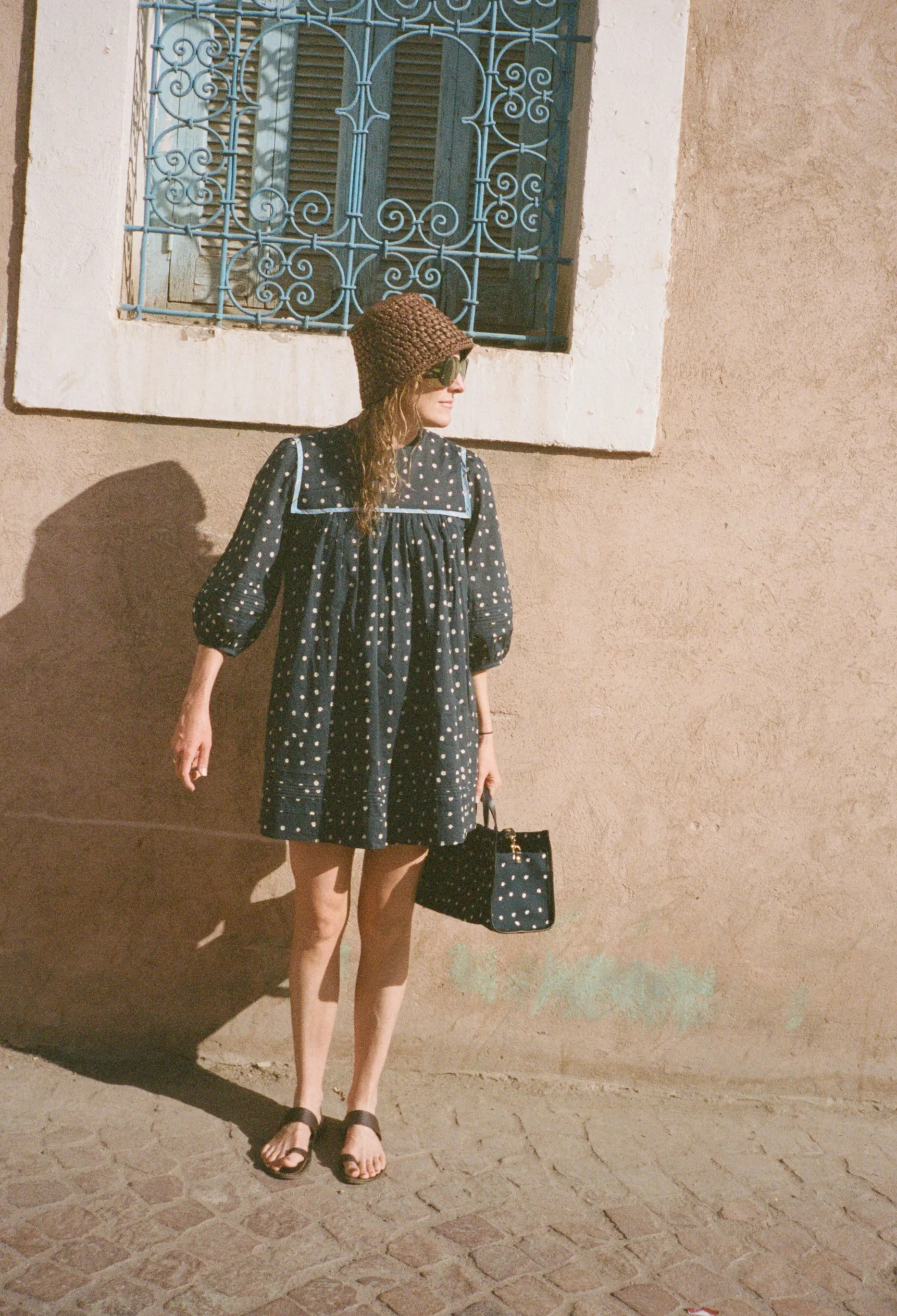Clare V x Ciao Lucia Jolin Mini Spot Dress sold by Ciao Lucia product image thumbnail 4