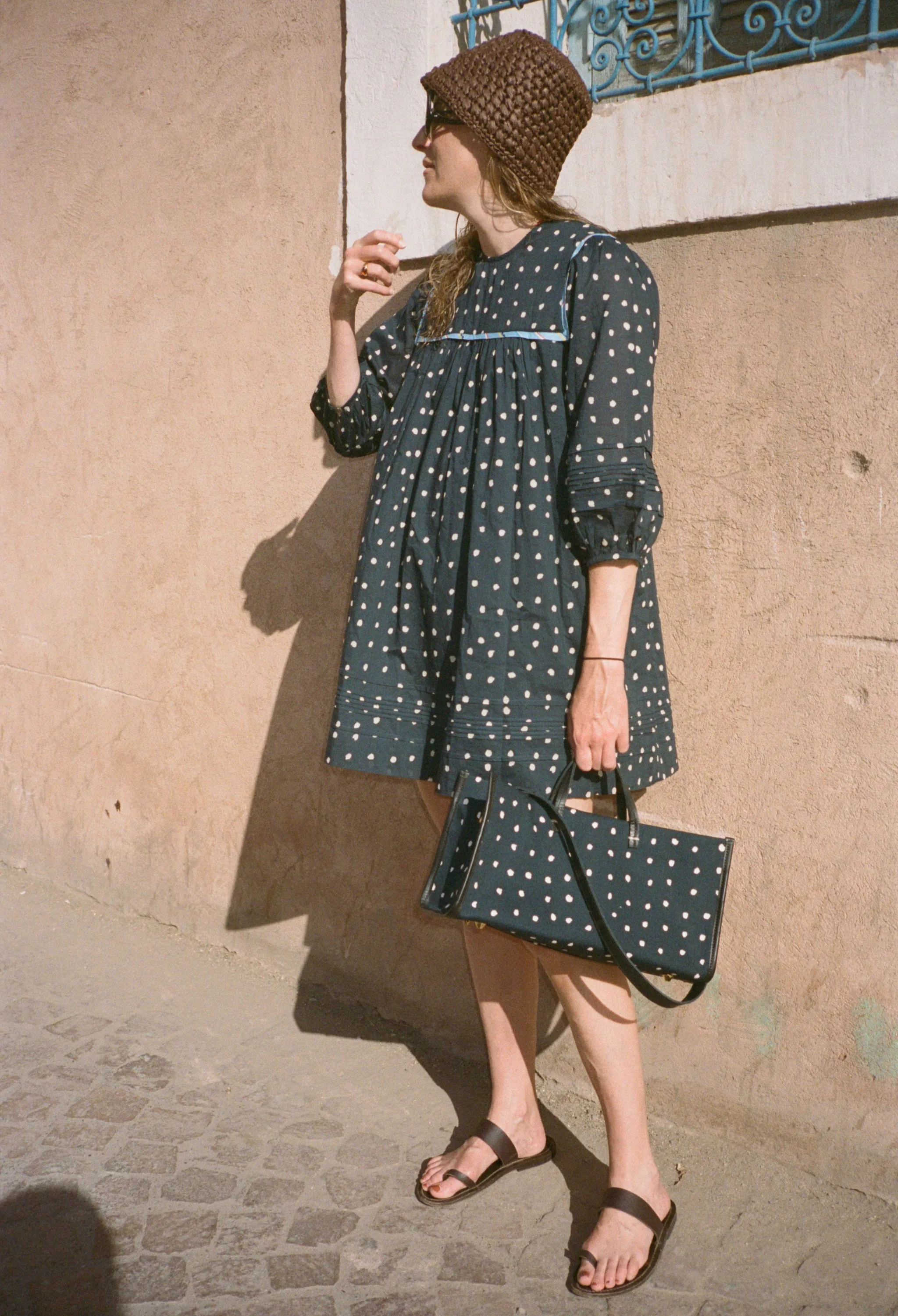 Clare V x Ciao Lucia Jolin Mini Spot Dress sold by Ciao Lucia