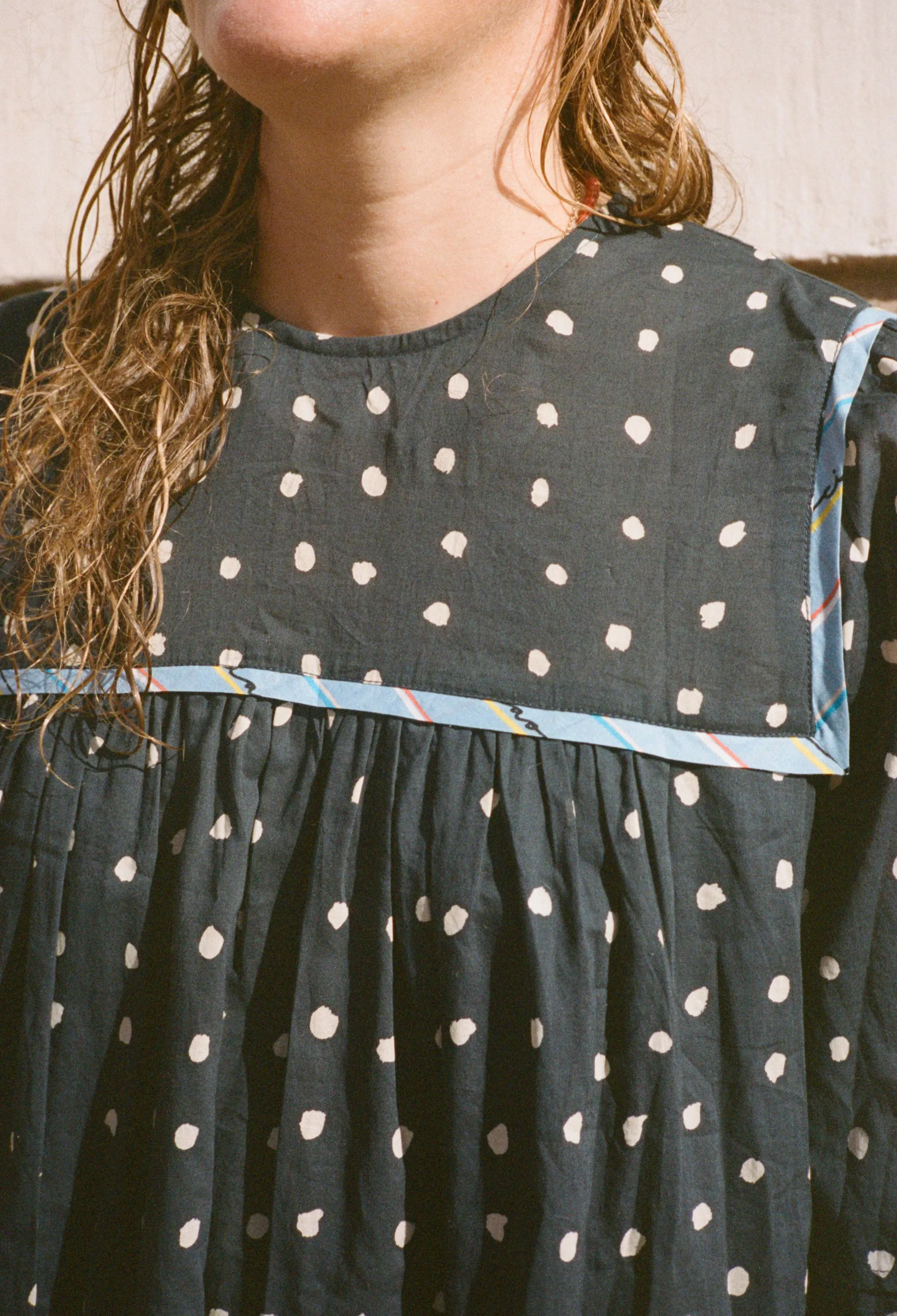 Clare V x Ciao Lucia Jolin Mini Spot Dress sold by Ciao Lucia product image thumbnail 5