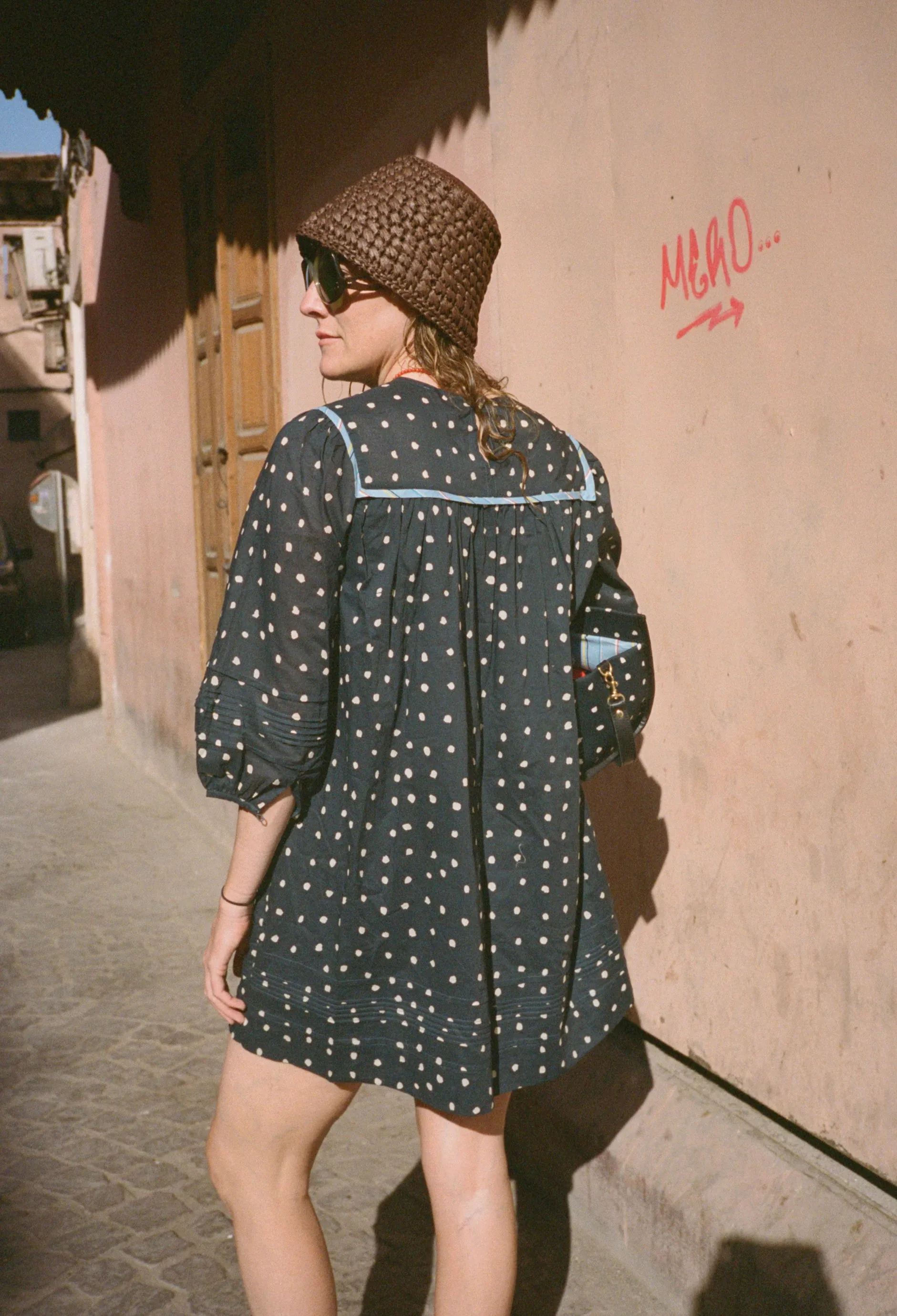 Clare V x Ciao Lucia Jolin Mini Spot Dress sold by Ciao Lucia product image thumbnail 3