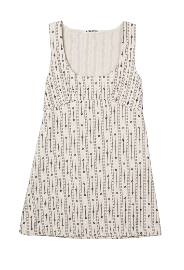 Kirsten Embroidered Cotton Twill Dress sold by Ciao Lucia product image thumbnail 3