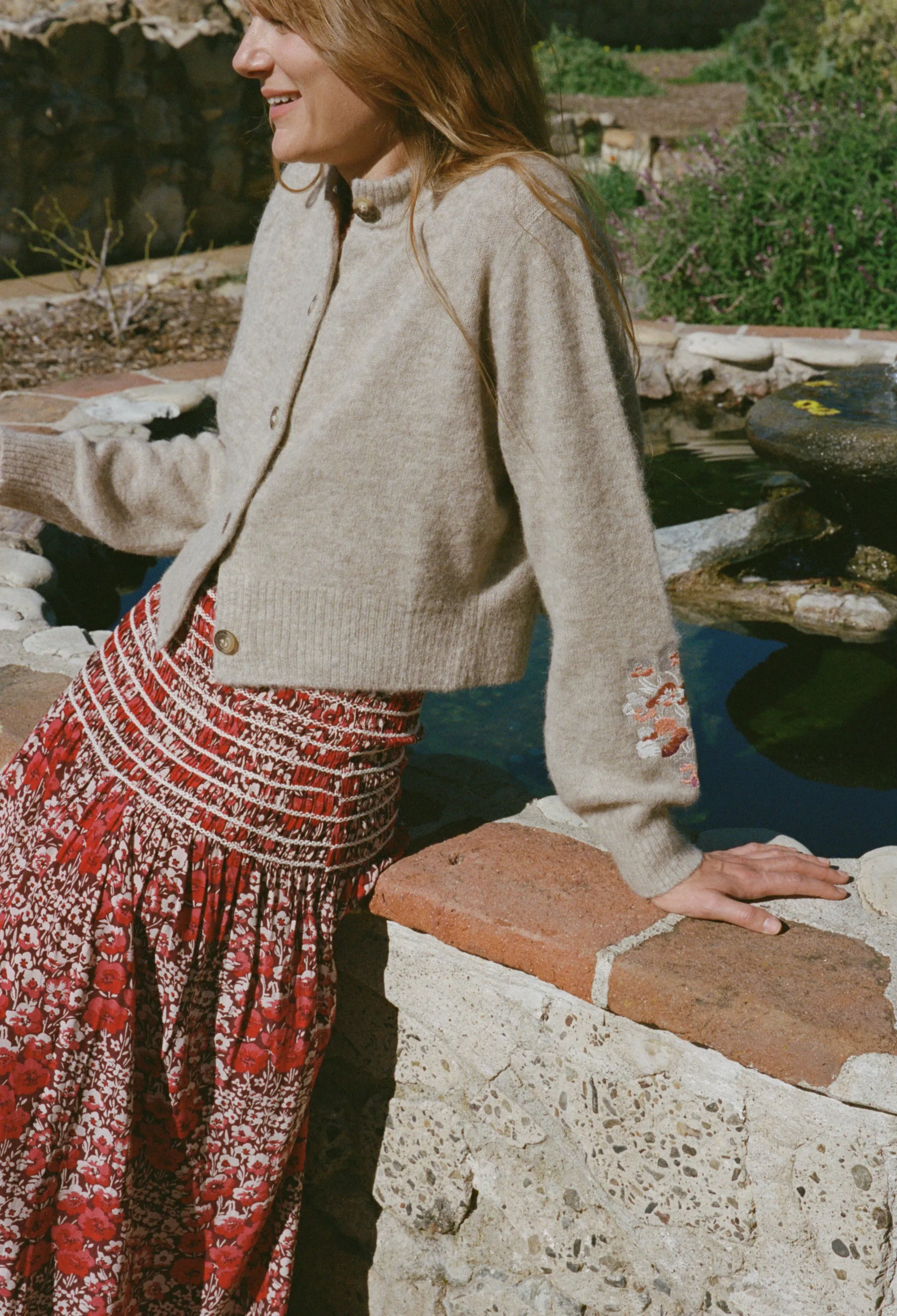 Liane Oatmeal Alpaca Cardigan sold by Ciao Lucia product image thumbnail 2