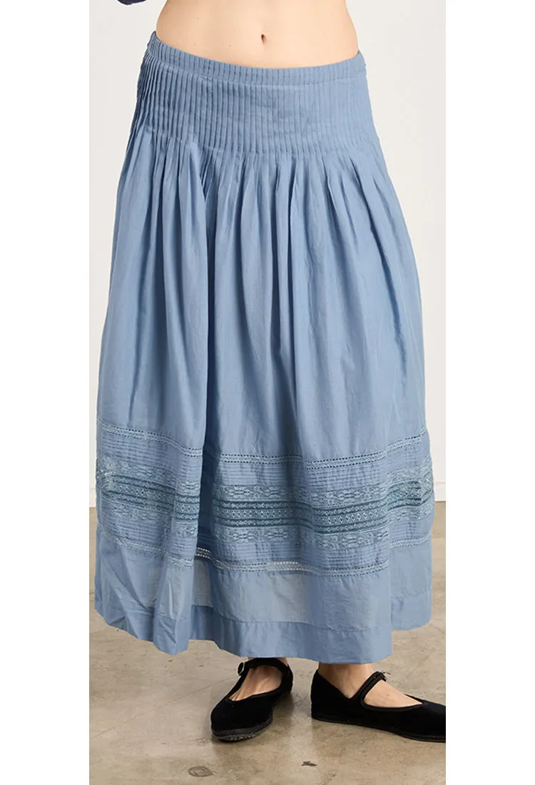 Enika Slate Cotton Voile Skirt sold by Ciao Lucia product image thumbnail 4