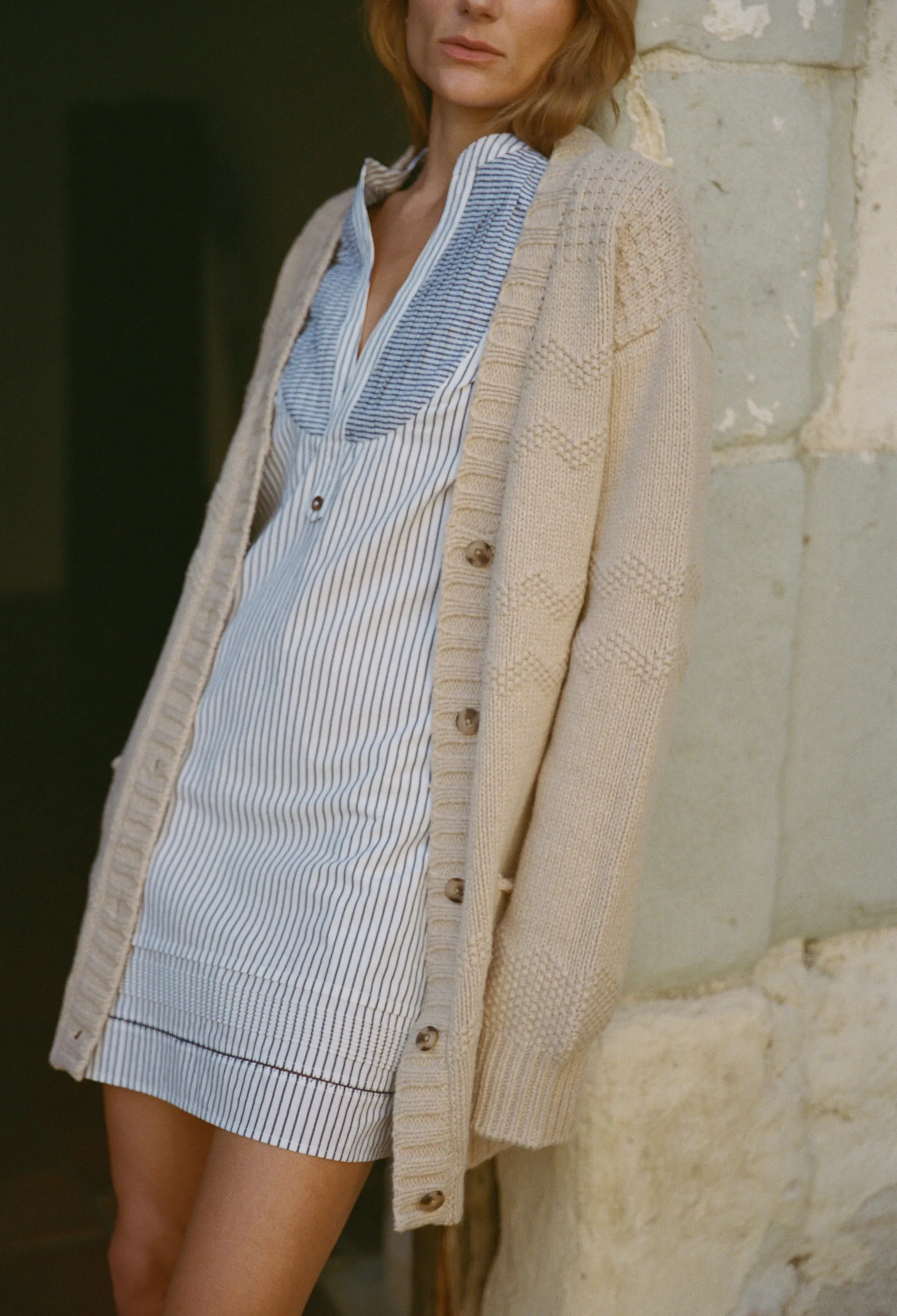 Marlyne Wheat Wool Cardigan sold by Ciao Lucia product image thumbnail 2