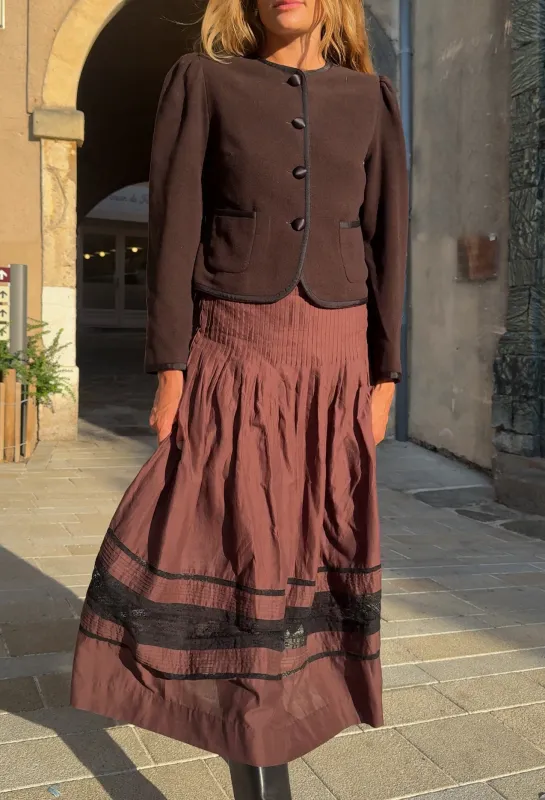 Enika Brun Cotton Voile Skirt made by Ciao Lucia
