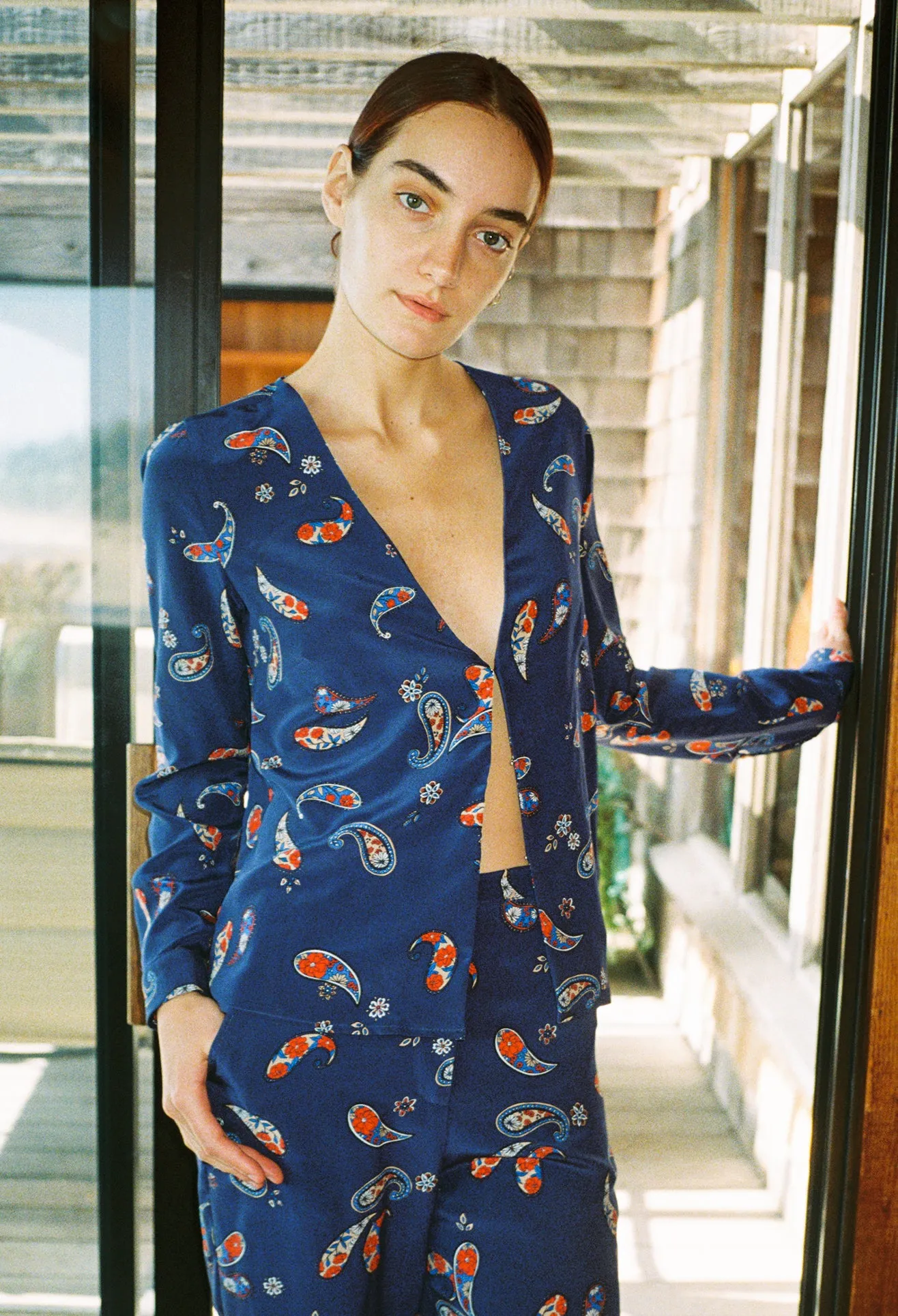 Ludavica Top Paisley Silk sold by Ciao Lucia product image thumbnail 5