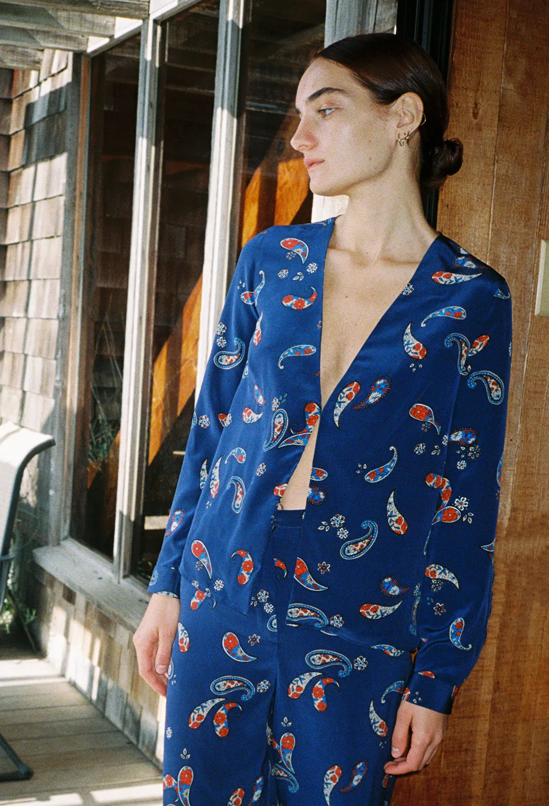 Ludavica Top Paisley Silk sold by Ciao Lucia product image thumbnail 4