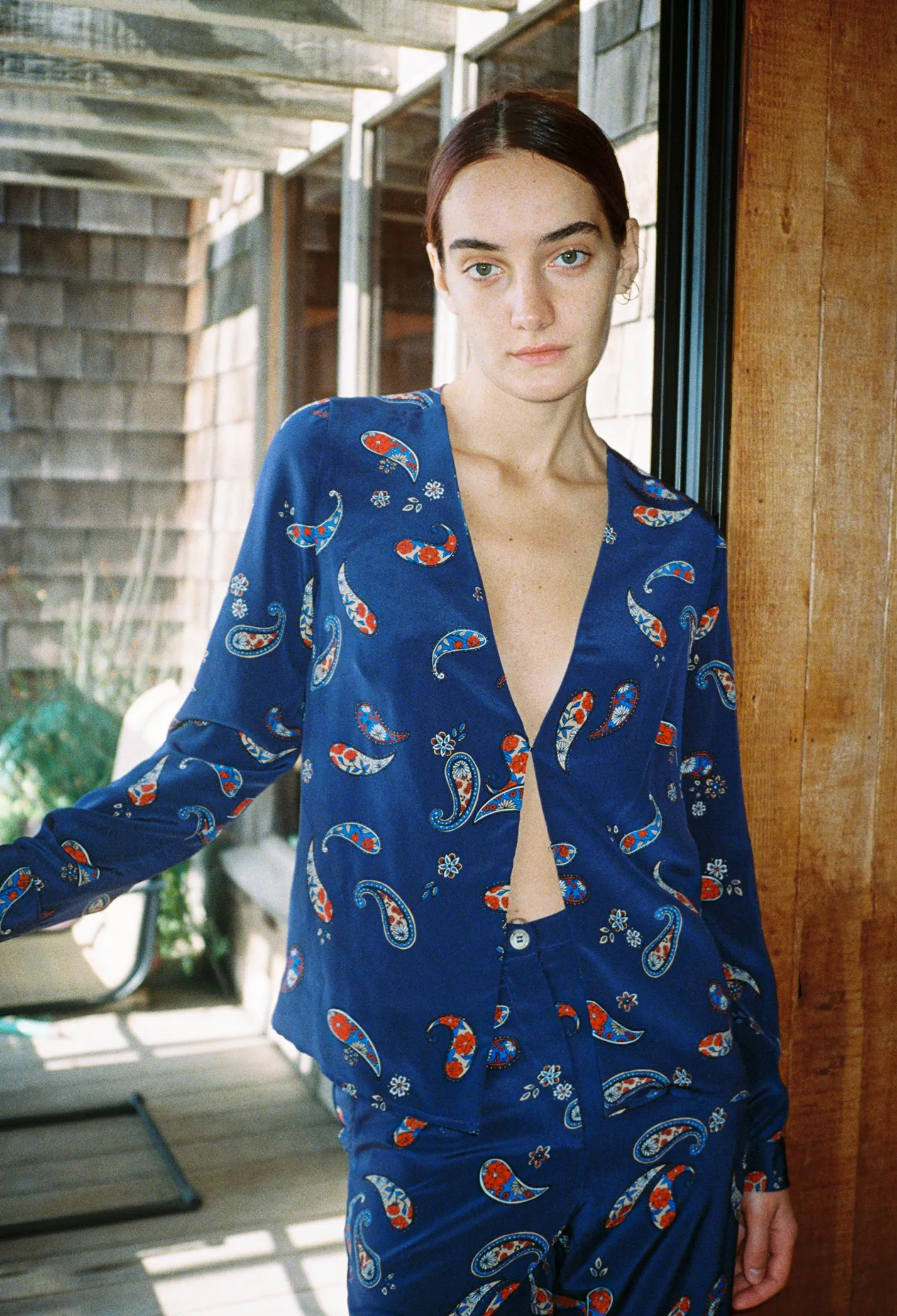 Ludavica Top Paisley Silk sold by Ciao Lucia product image thumbnail 3