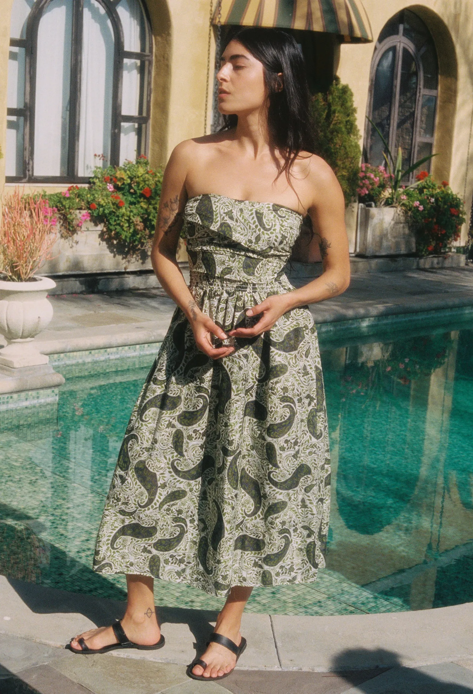 Gia Dress Tie Dye Paisley sold by Ciao Lucia product image thumbnail 2