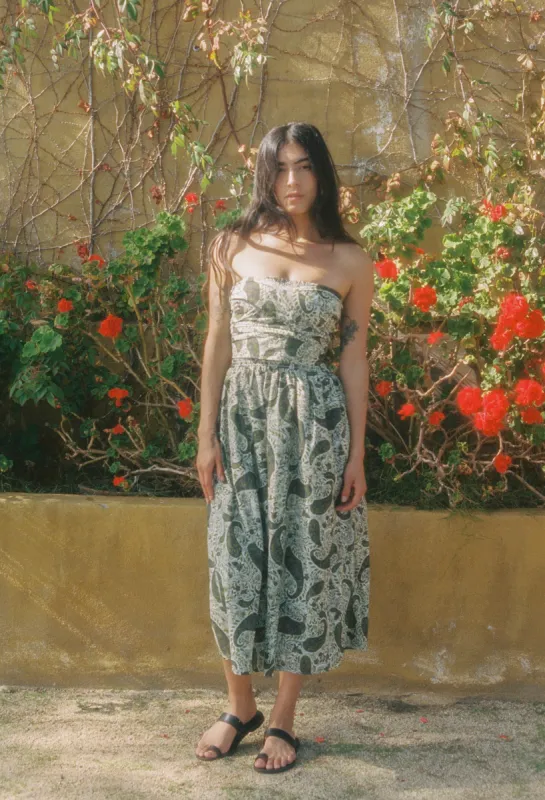 Gia Dress Tie Dye Paisley sold by Ciao Lucia