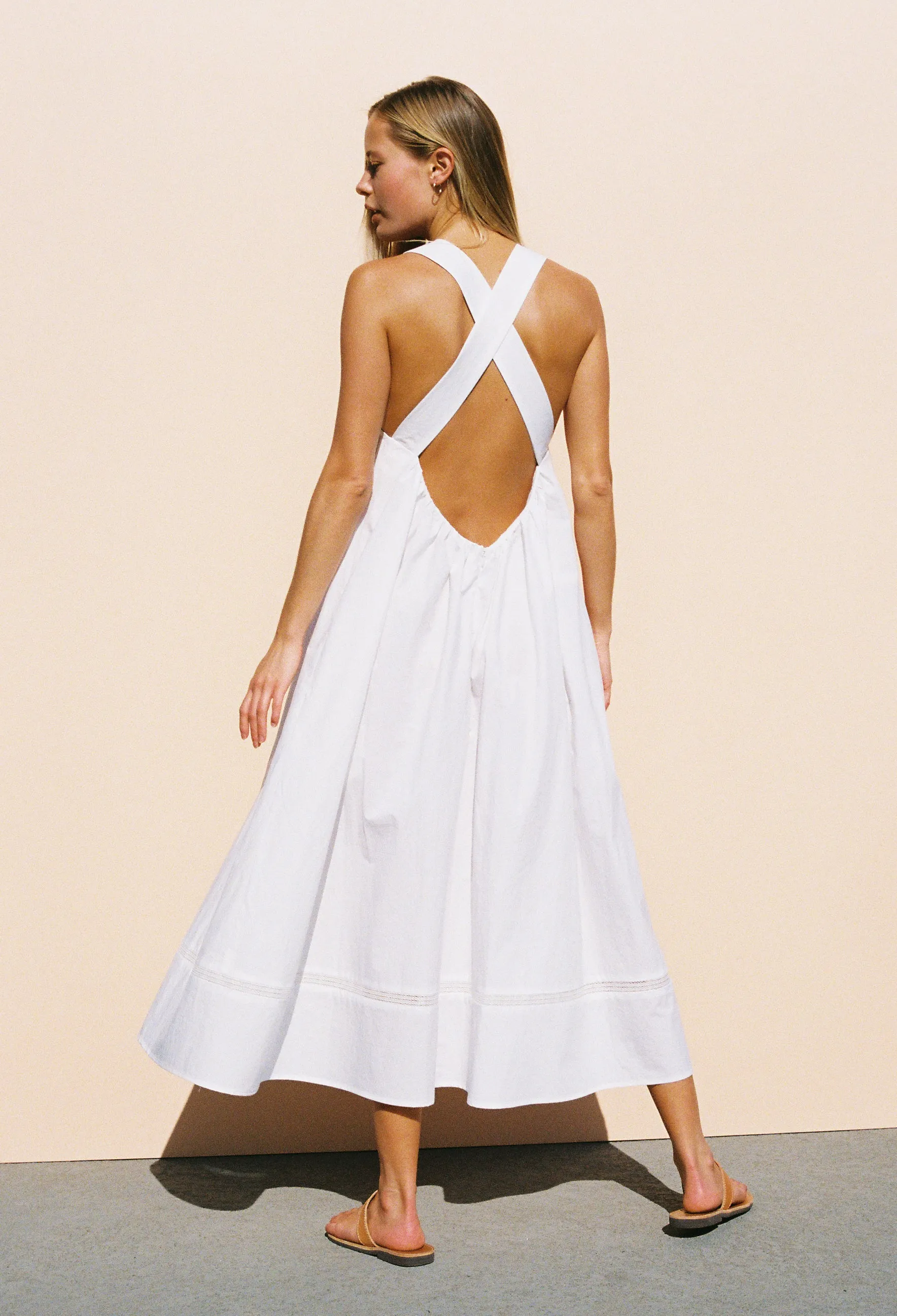 Laura Dress White sold by Ciao Lucia