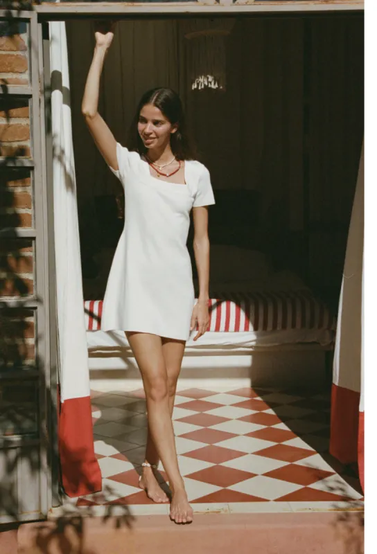 Sigrid Dress White made by Ciao Lucia