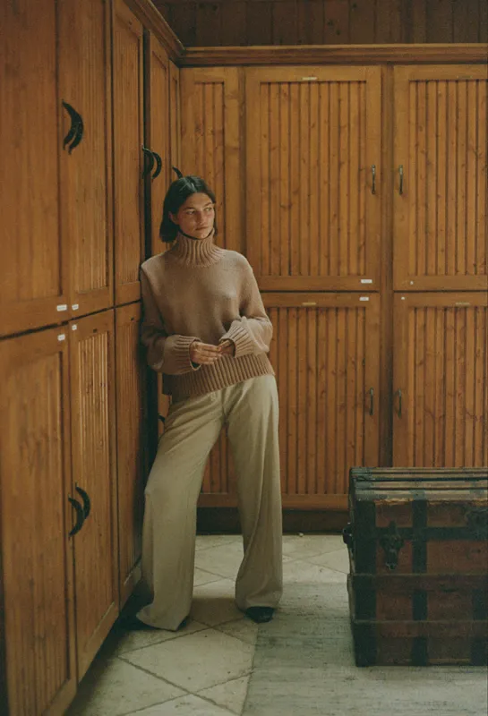 Enzo Pant Taupe made by Ciao Lucia