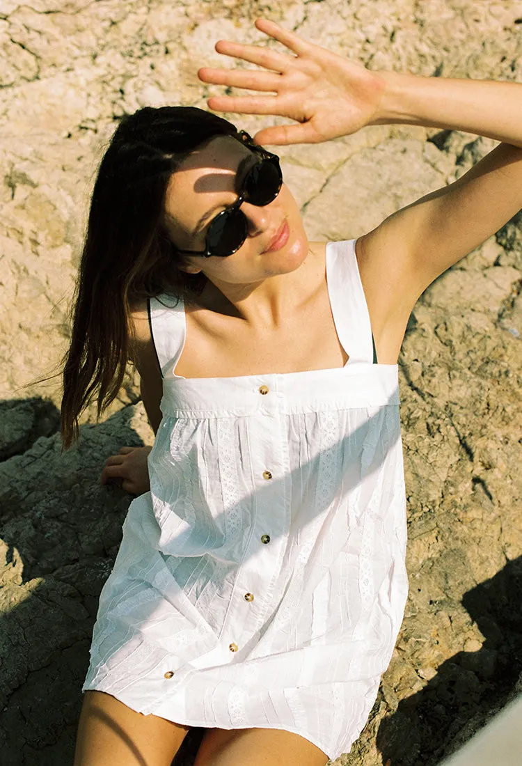 Notte Dress White Lace Cotton sold by Ciao Lucia product image thumbnail 2