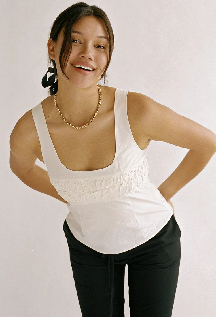 Bettina Top Cream sold by Ciao Lucia