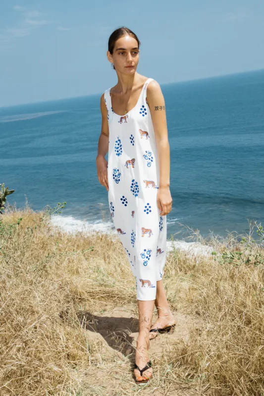 Florentina Dress Ceramica Print sold by Ciao Lucia