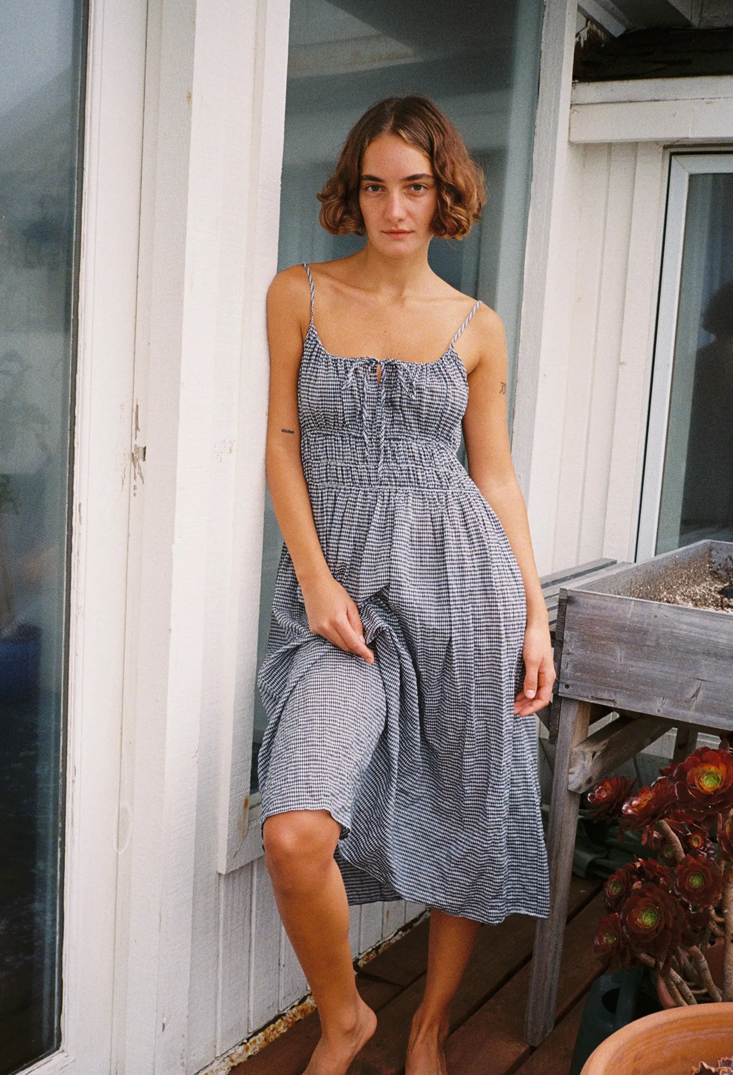 Gabriela Dress Gingham sold by Ciao Lucia