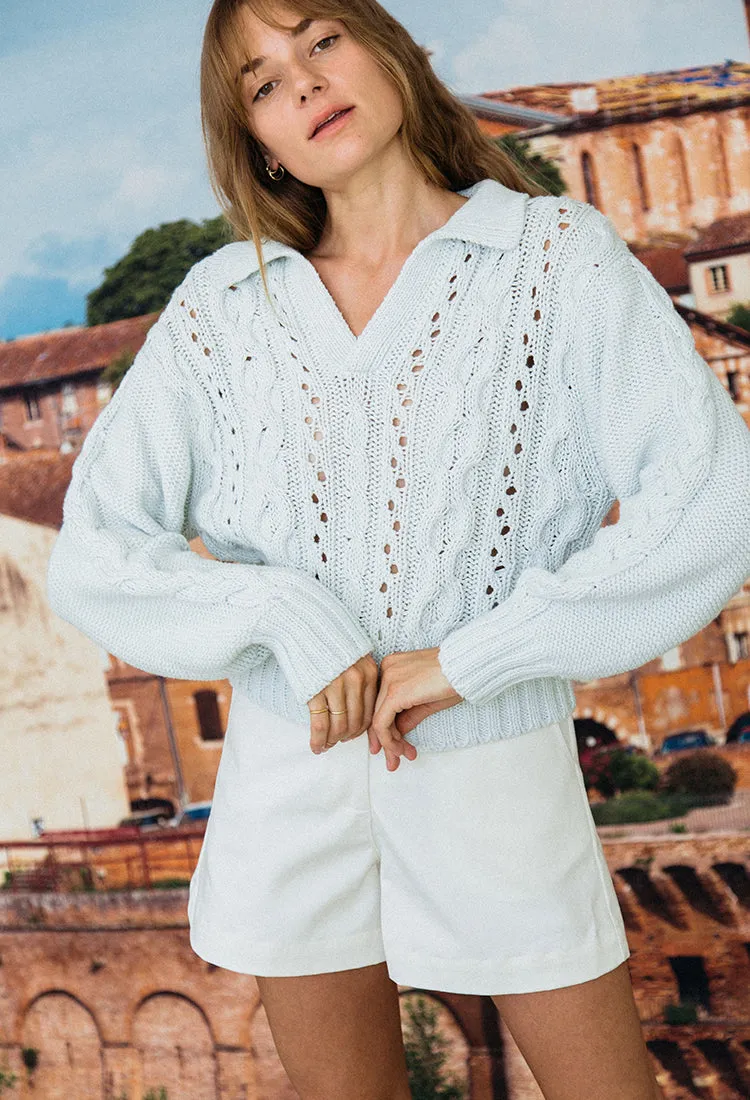 Torino Sweater Seafoam sold by Ciao Lucia product image thumbnail 5