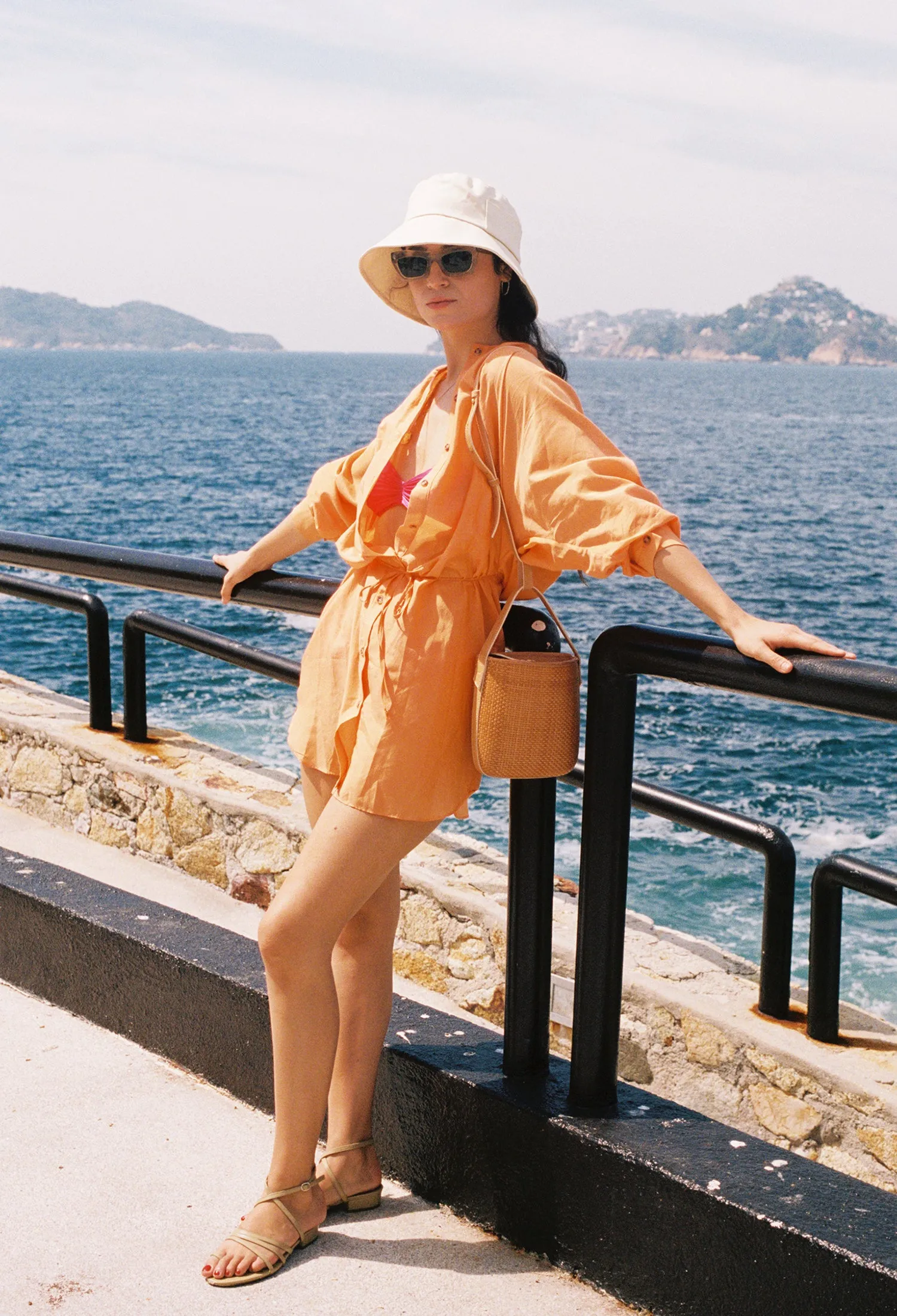 Isabella Dress Tangerine sold by Ciao Lucia product image thumbnail 3