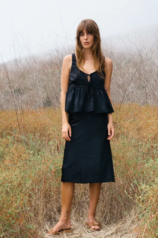 Rocco Top Black Silk made by Ciao Lucia