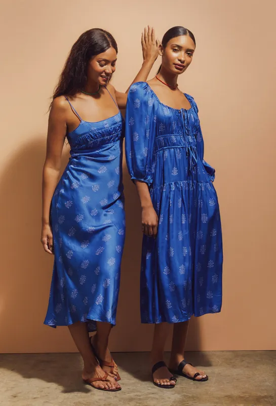 Rochelle Dress Deep Blue sold by Ciao Lucia