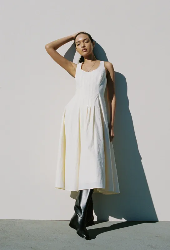 Avena Dress Cream sold by Ciao Lucia