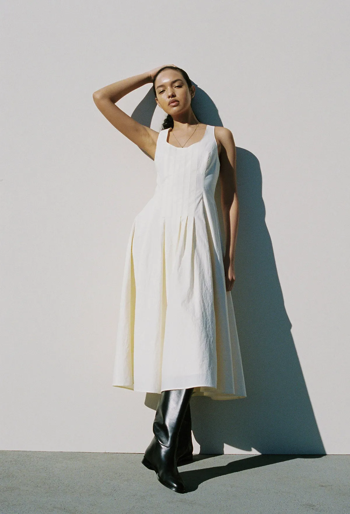 Avena Dress Cream sold by Ciao Lucia