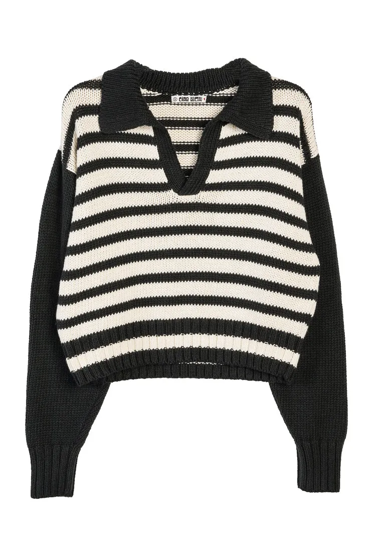 Venezia Block Stripe Polo sold by Ciao Lucia product image thumbnail 3