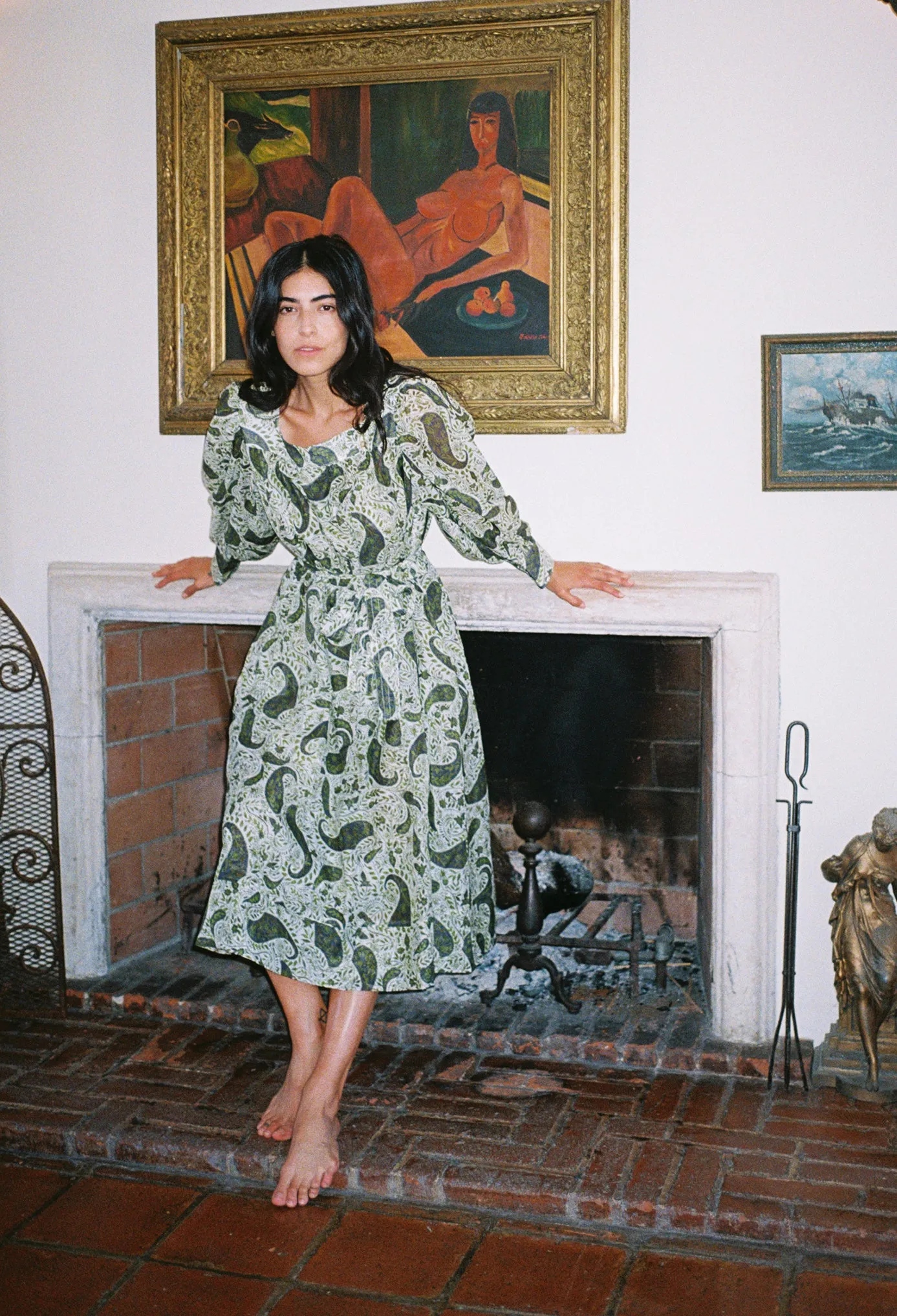 Violetta Dress Tie Dye Paisley sold by Ciao Lucia product image thumbnail 5