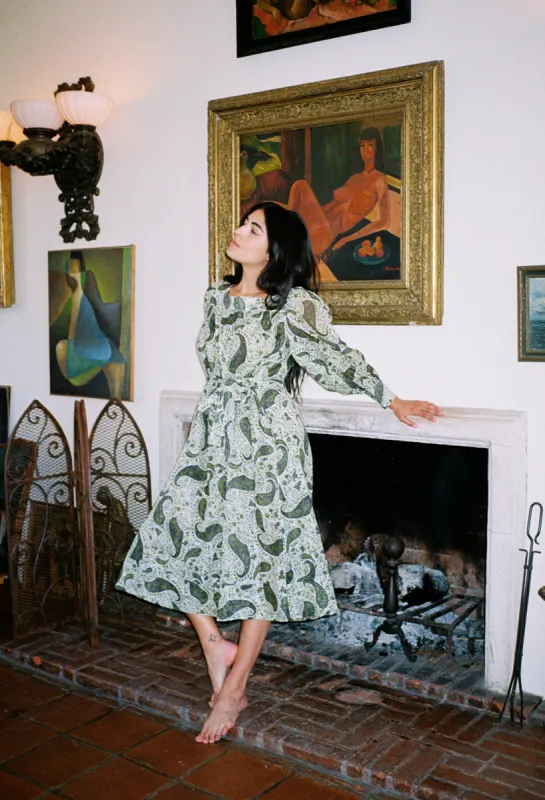 Violetta Dress Tie Dye Paisley made by Ciao Lucia