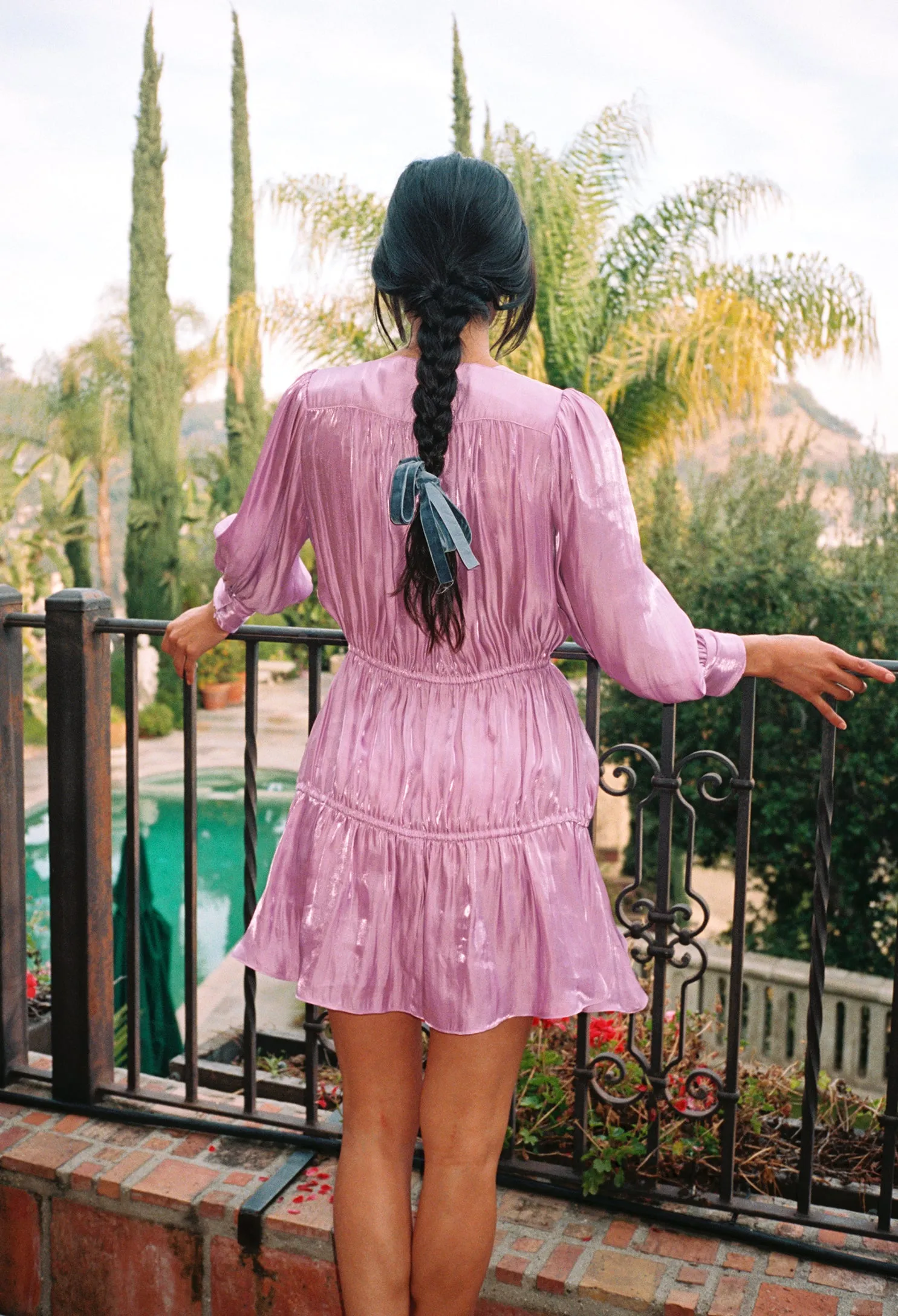 Alessandra Dress Metallic Iris sold by Ciao Lucia product image thumbnail 5