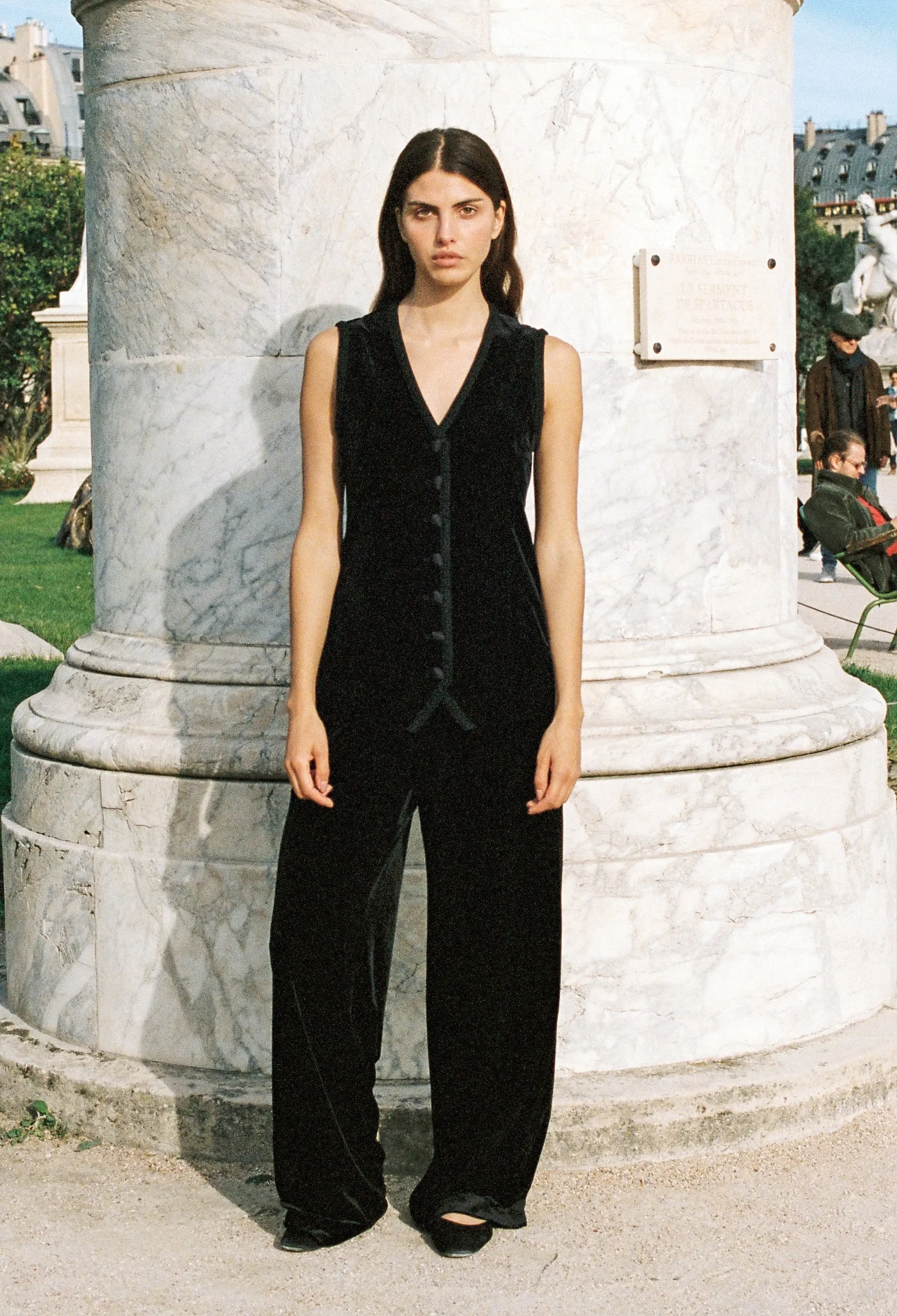 Constanza Top Black Velvet sold by Ciao Lucia product image thumbnail 2