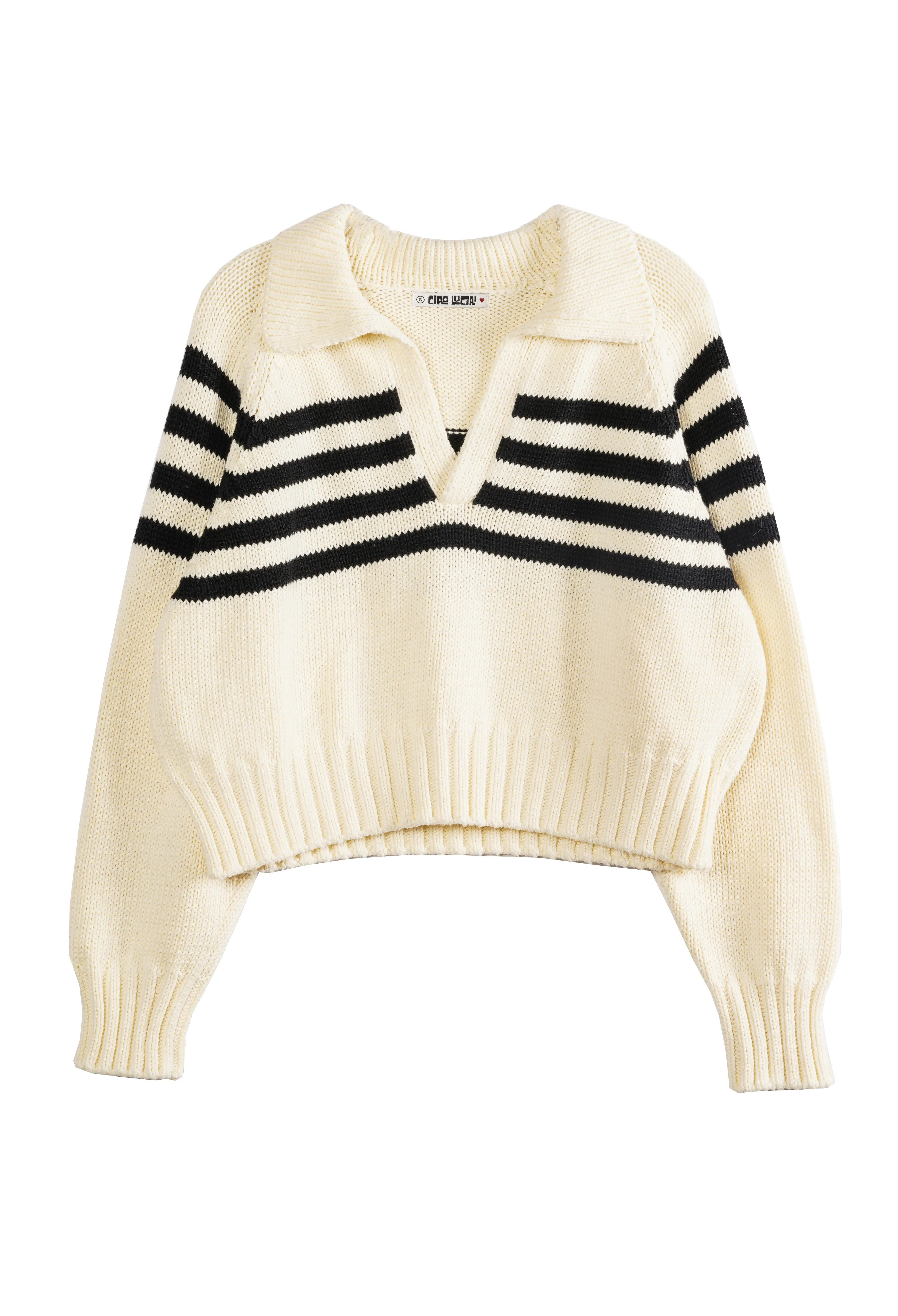 Liliana Polo Black/Ivory sold by Ciao Lucia product image thumbnail 4