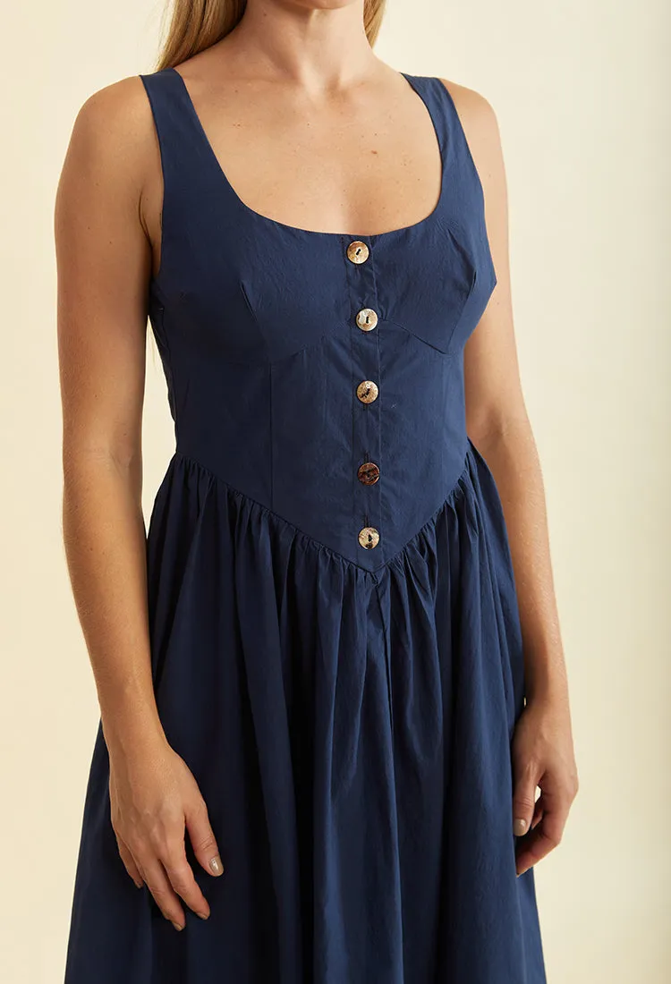 Coretta Dress Midnight sold by Ciao Lucia product image thumbnail 4