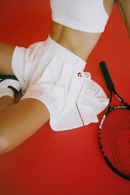 Tennis Skirt 1 Ivory sold by Ciao Lucia