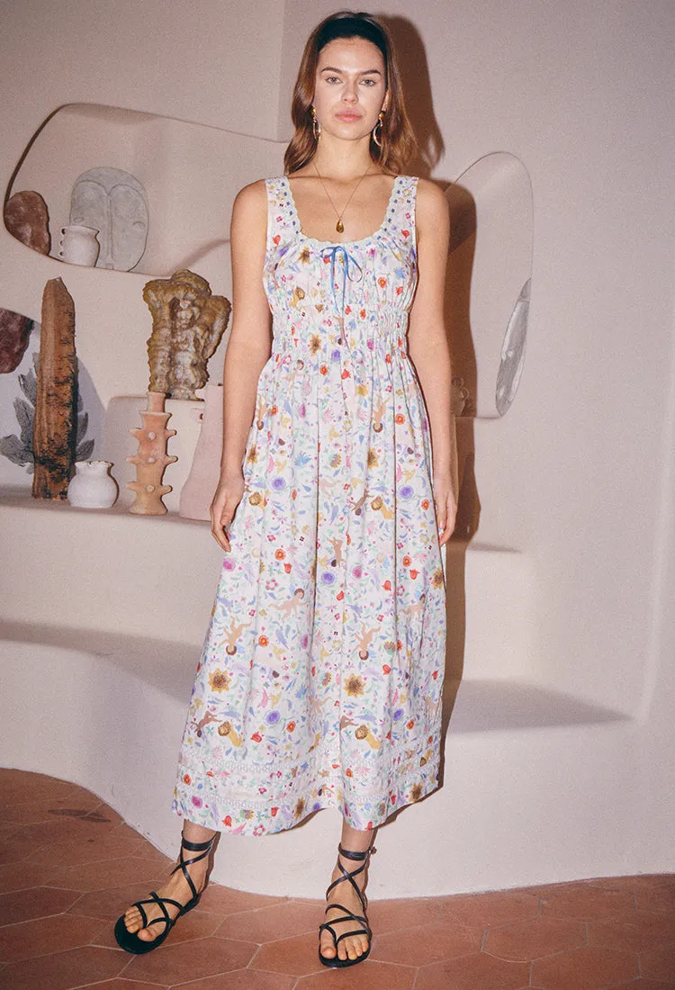 Rixo x Ciao Lucia Iris Dress Cream sold by Ciao Lucia product image thumbnail 4