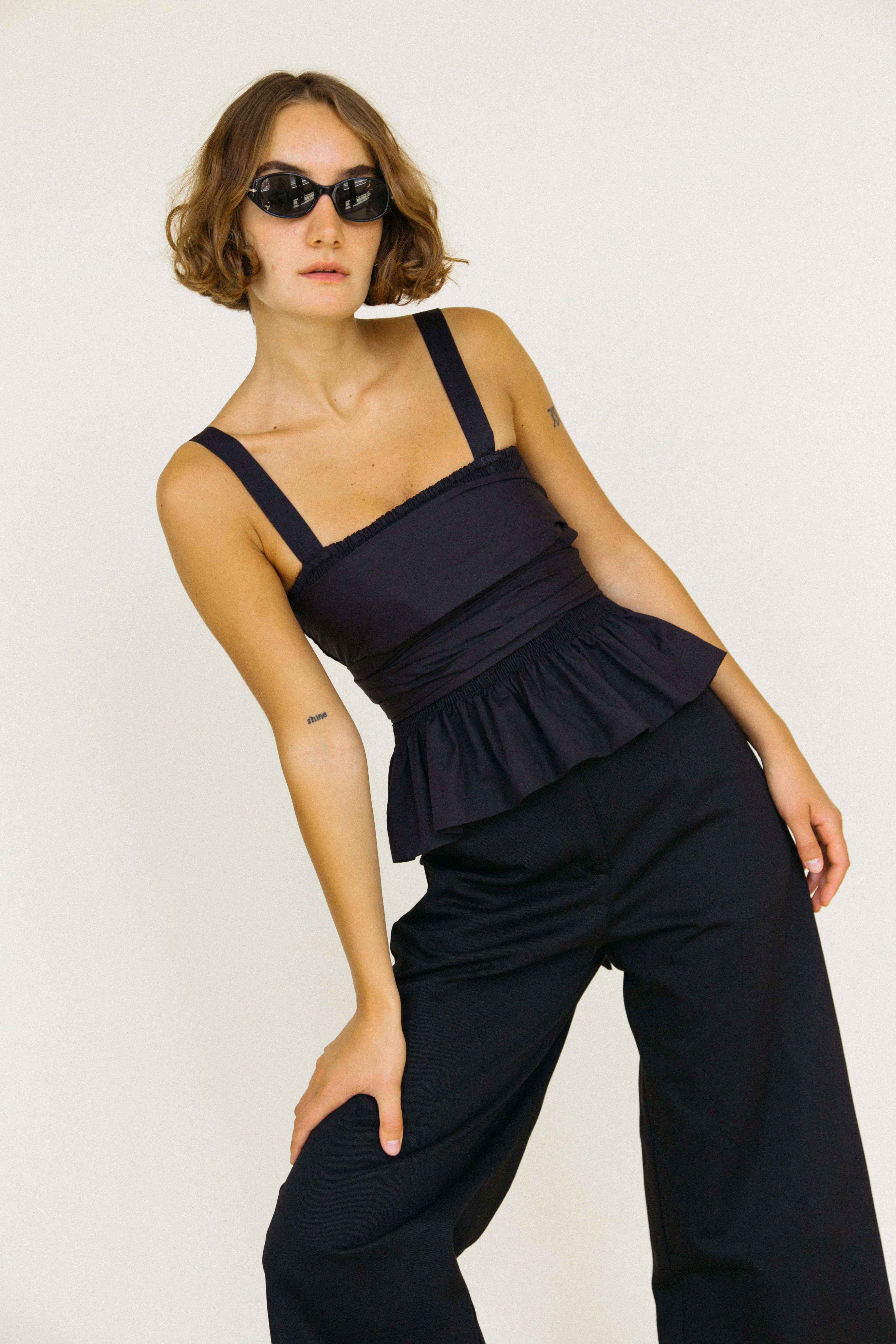 Isla Top Black Cotton sold by Ciao Lucia product image thumbnail 3
