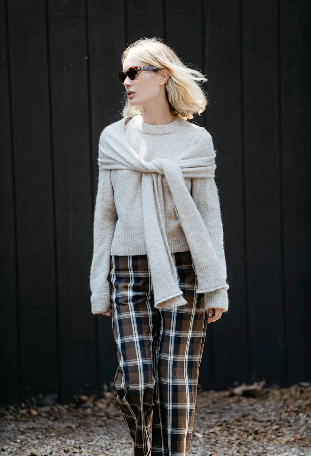 Bernard Sweater in Taupe sold by Ciao Lucia