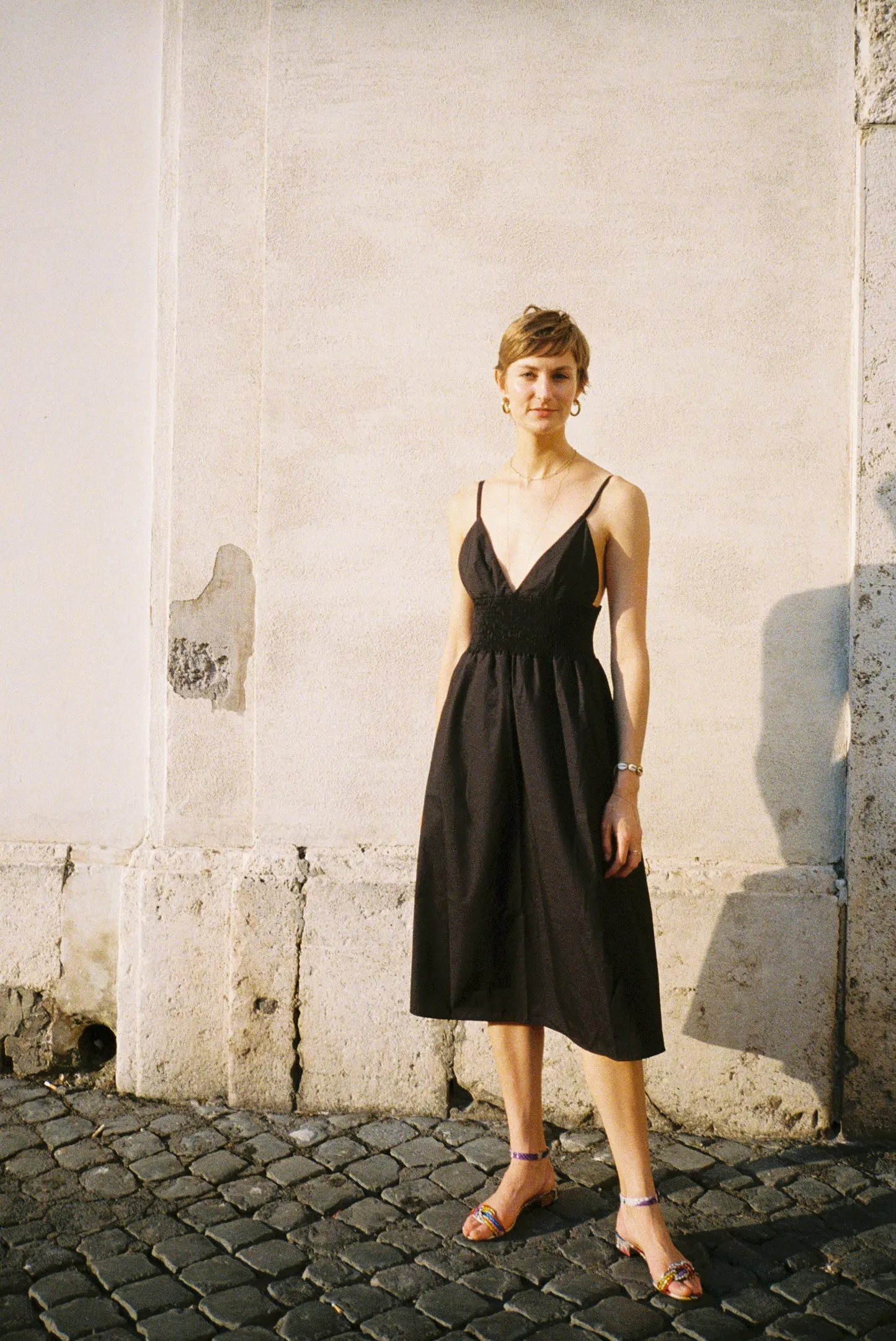 Ravello Dress Black Cotton sold by Ciao Lucia product image thumbnail 5