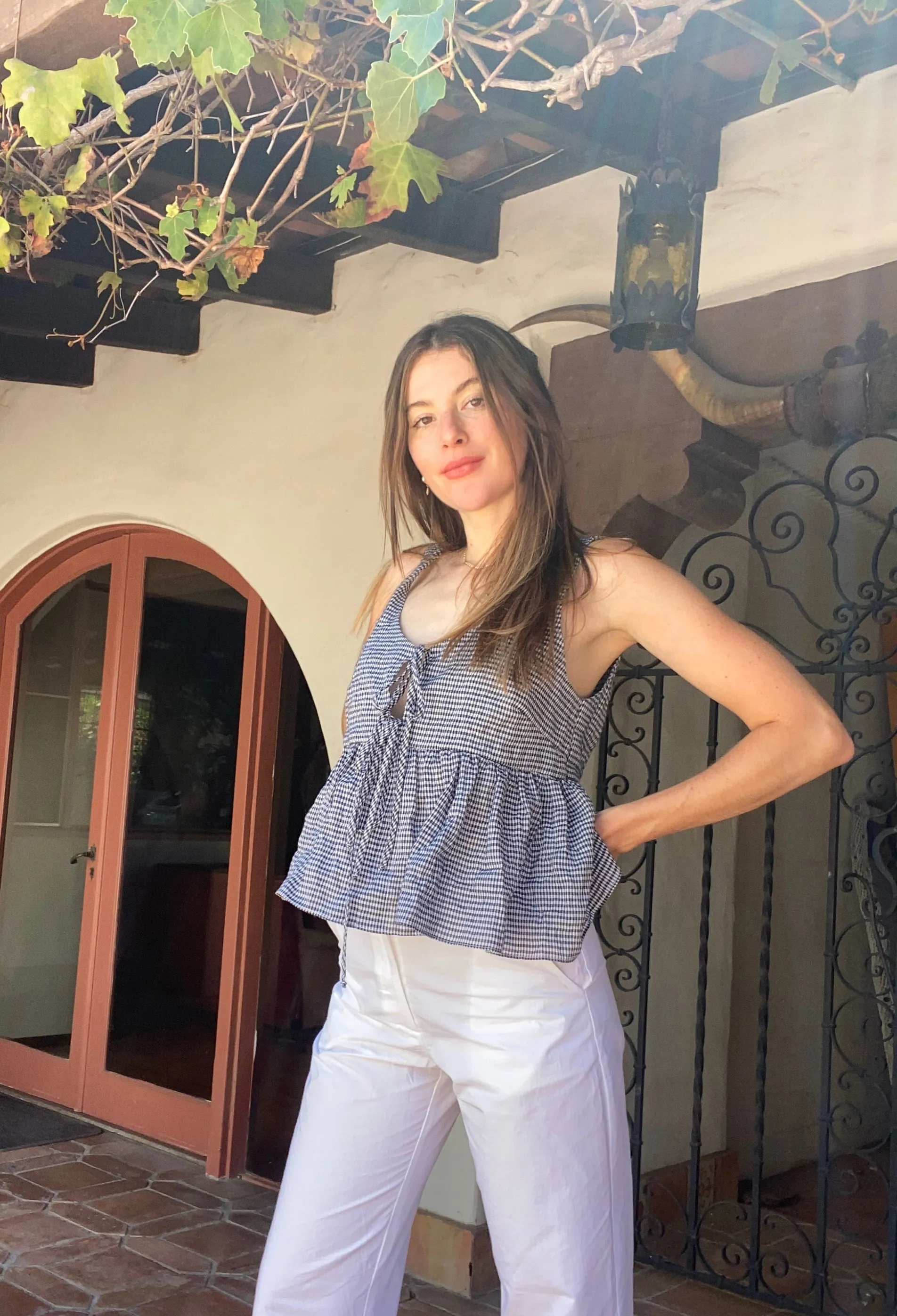 Rocco Top Gingham sold by Ciao Lucia