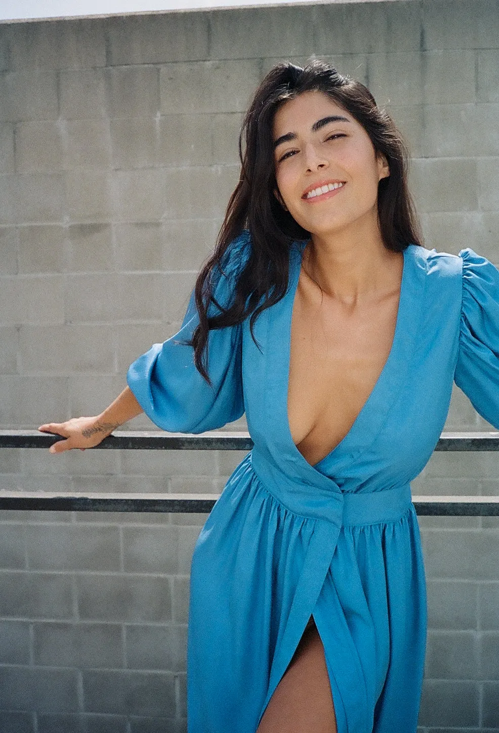 Cala Dress Lapis Sustainable sold by Ciao Lucia product image thumbnail 3