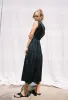 Freya Dress Black Washed Cotton sold by Ciao Lucia
