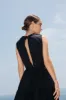 Freya Dress Black Washed Cotton sold by Ciao Lucia