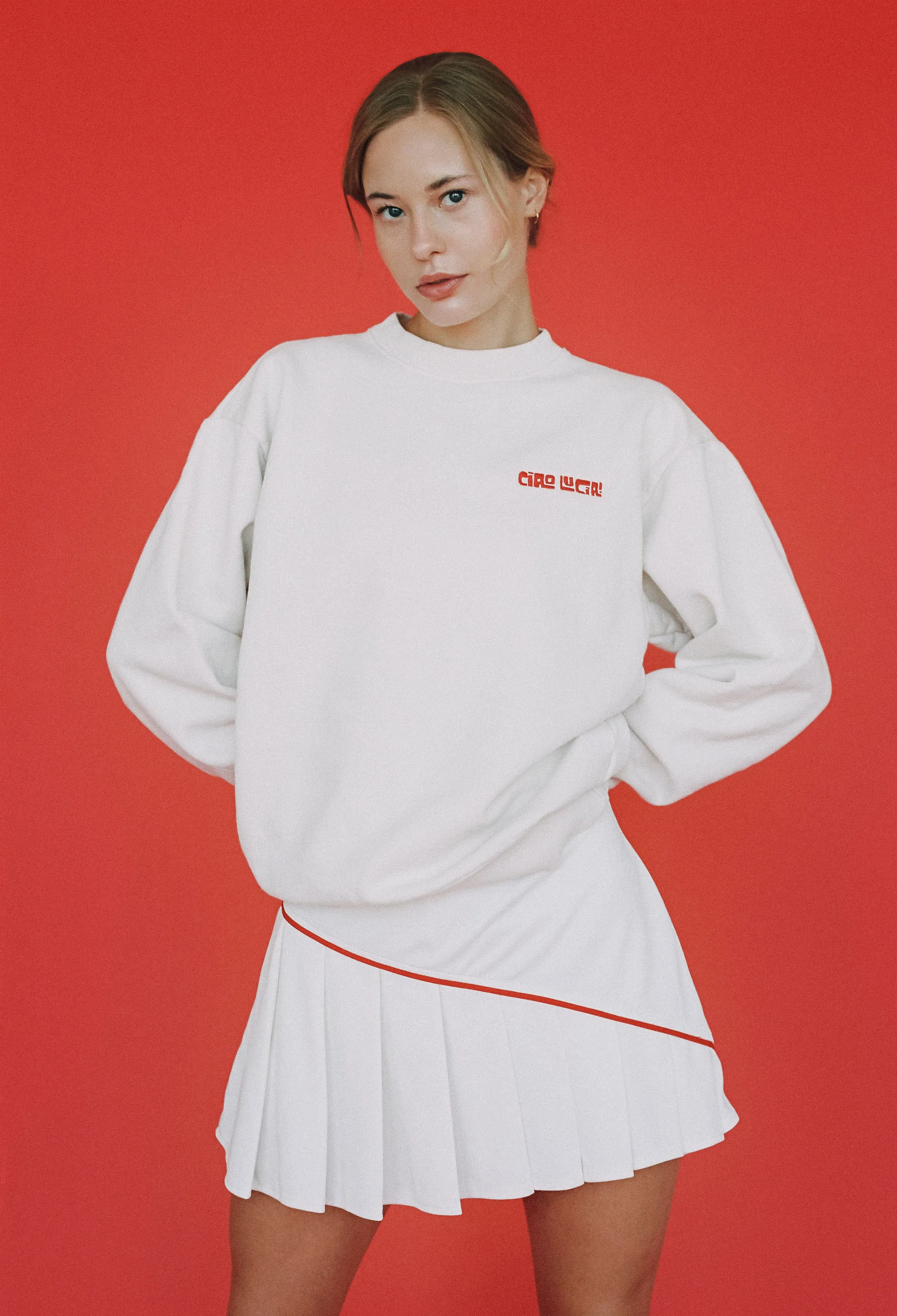 Tennis Skirt 2 Ivory sold by Ciao Lucia product image thumbnail 3