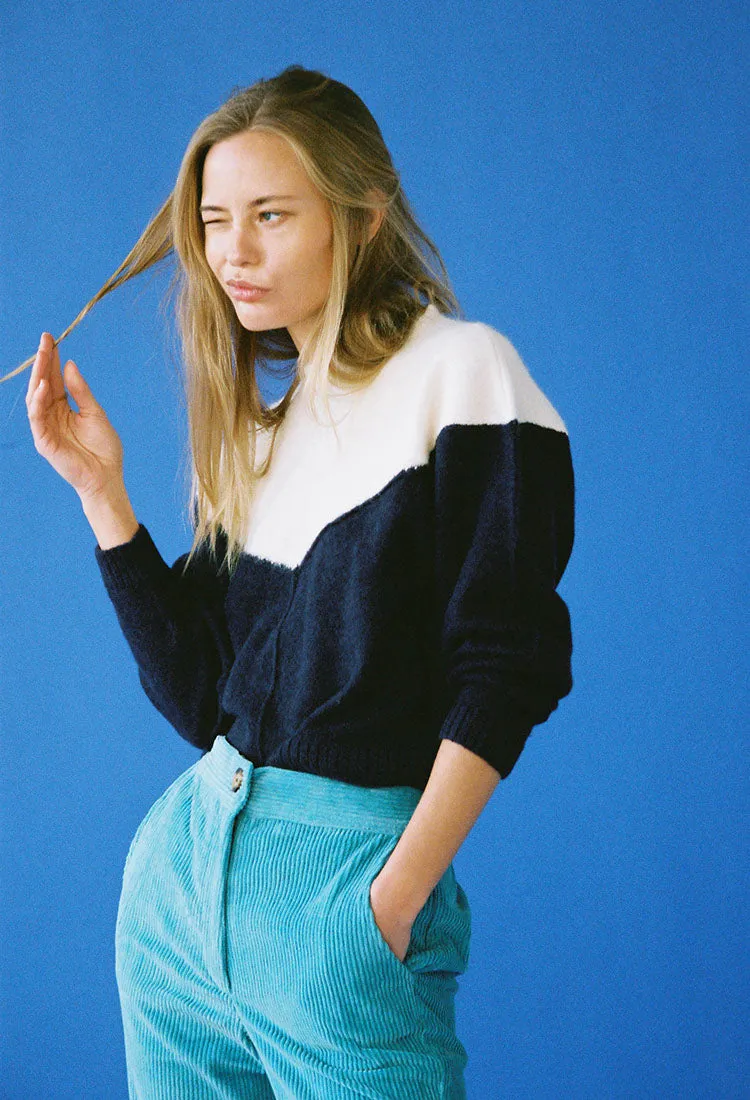 Nonno Sweater Ivory Navy sold by Ciao Lucia product image thumbnail 4