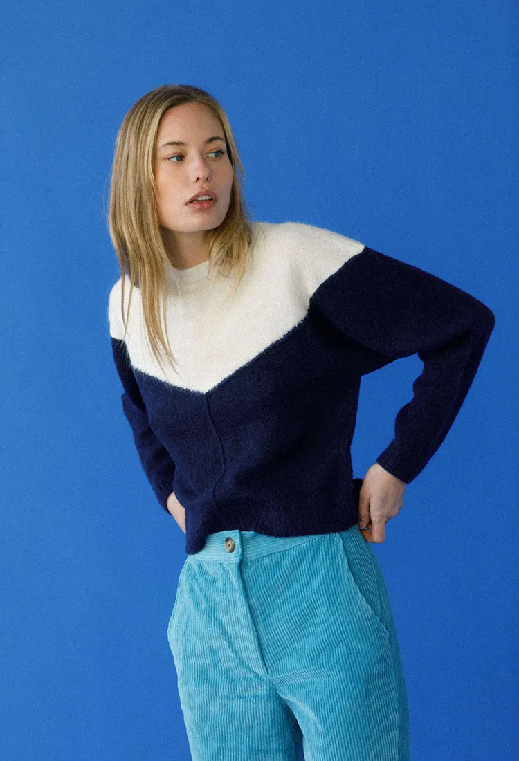 Nonno Sweater Ivory Navy sold by Ciao Lucia product image thumbnail 2