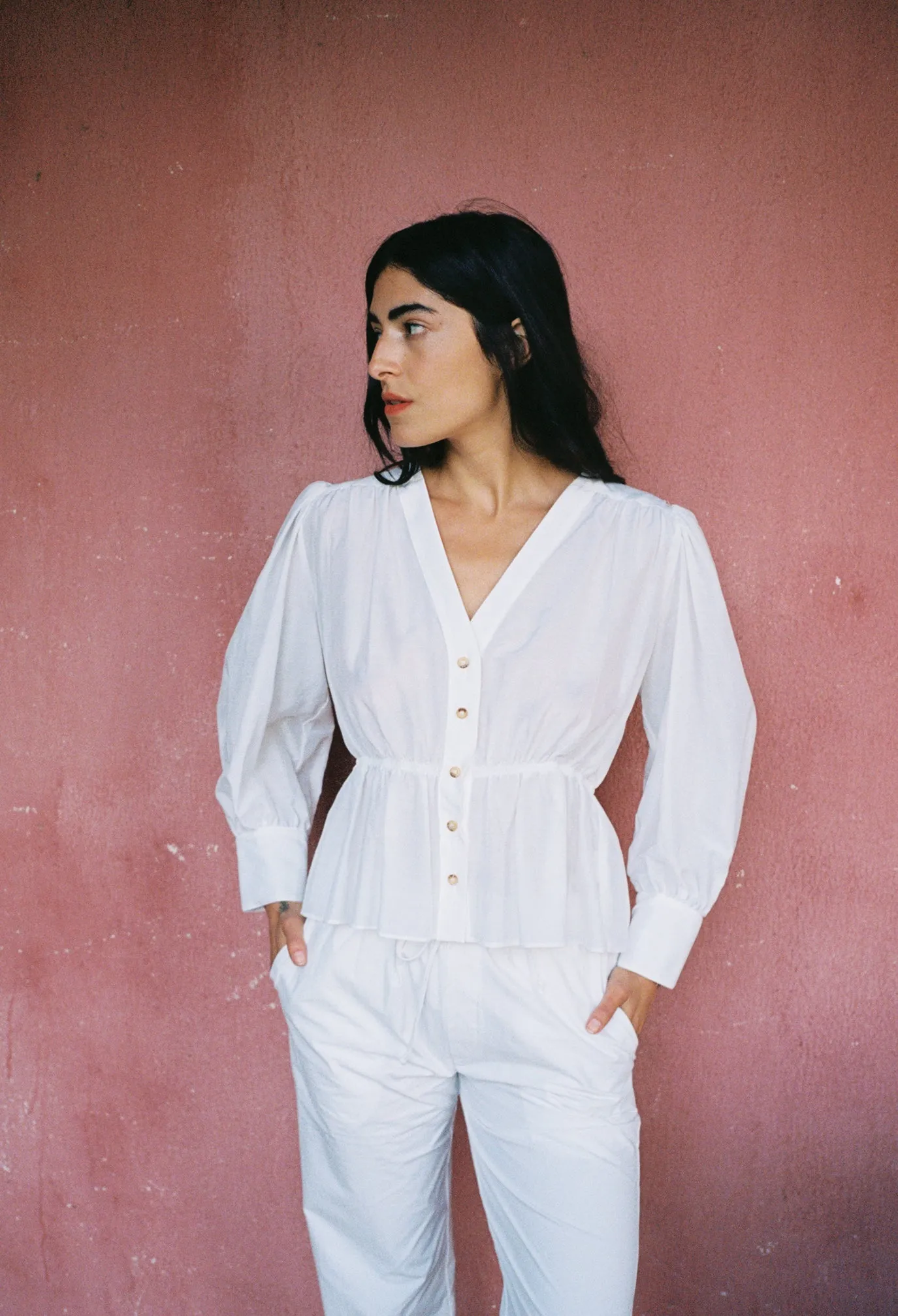 Talita Top White Voile sold by Ciao Lucia