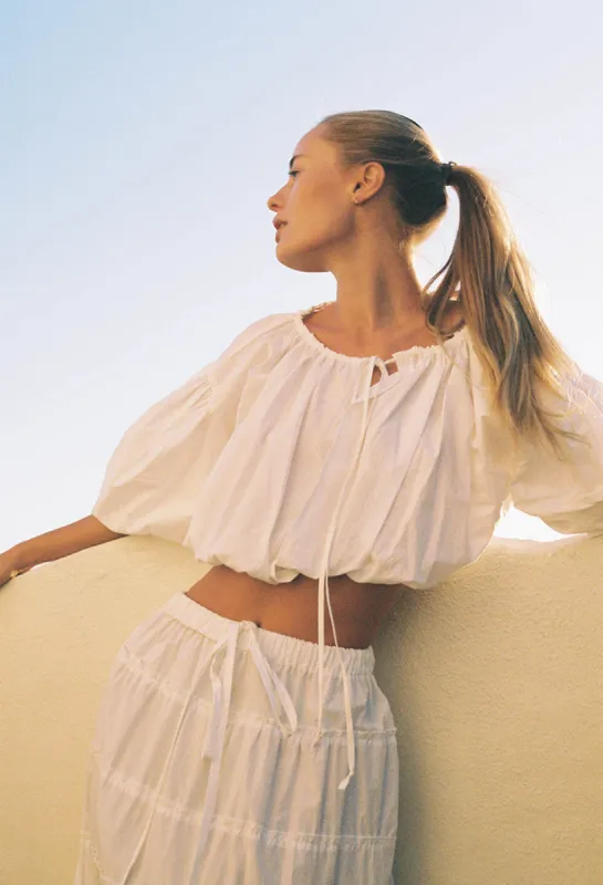 Octavia Top White sold by Ciao Lucia