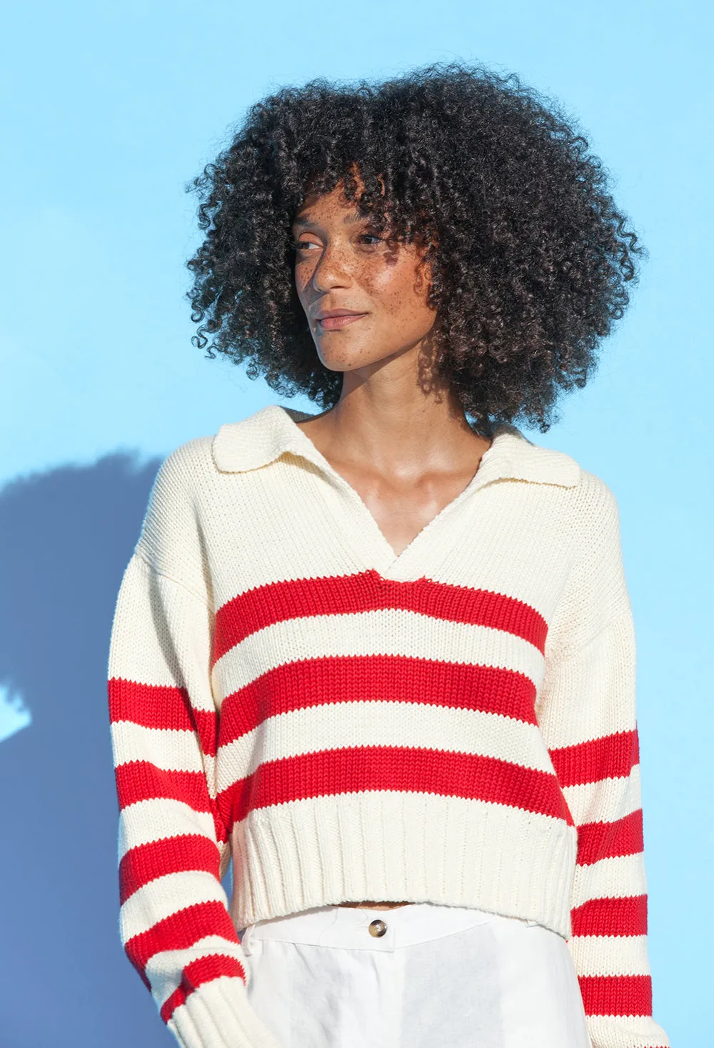 Venezia Polo Red Stripe sold by Ciao Lucia product image thumbnail 4