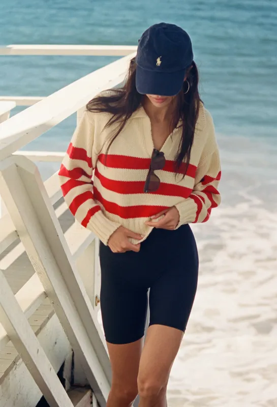 Venezia Polo Red Stripe made by Ciao Lucia